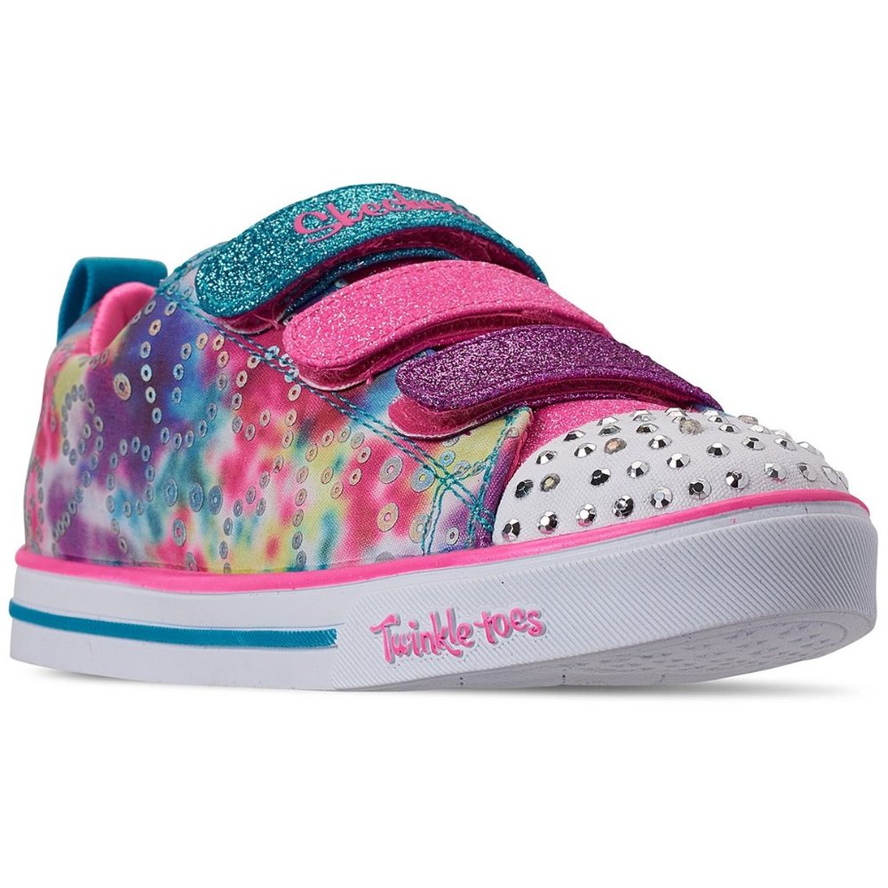 Skechers winkle Toes Rainbow Brights Casual Sneake - Picture 2 of 13